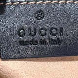 グッチ GUCCI GGマーモント　ウエストバッグBGM 476434 ブラック レザー ウエストバッグ