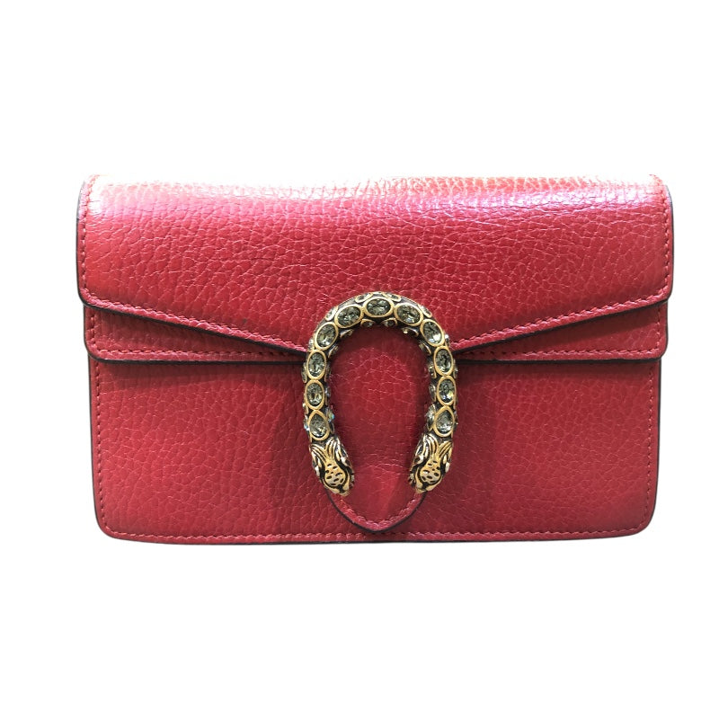 グッチ GUCCI ディオニュリスミニバッグ 476432 レット/ゴールド金具 レザー レディース ショルダーバッグ