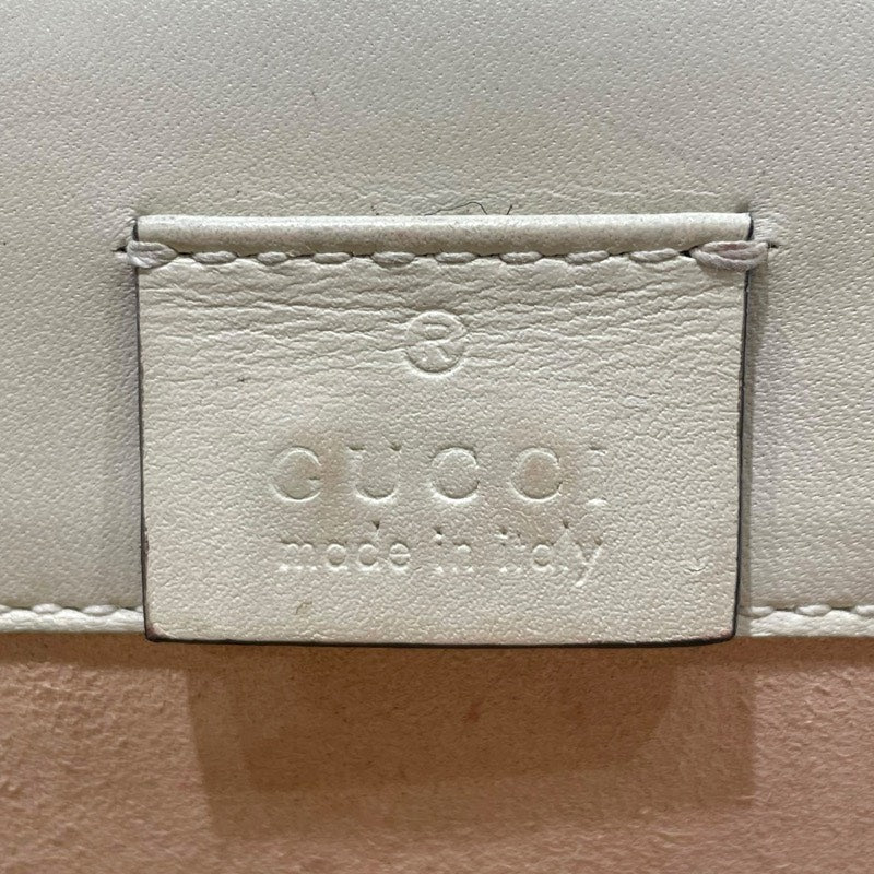 グッチ GUCCI シルヴィスーパーミニバッグ 494646 アイボリー レザー レディース ショルダーバッグ