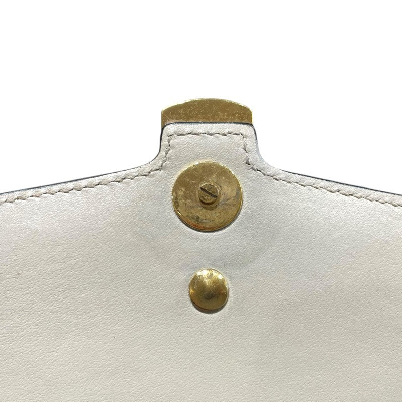 グッチ GUCCI シルヴィスーパーミニバッグ 494646 アイボリー レザー レディース ショルダーバッグ