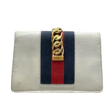 グッチ GUCCI シルヴィスーパーミニバッグ 494646 アイボリー レザー レディース ショルダーバッグ