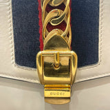 グッチ GUCCI シルヴィスーパーミニバッグ 494646 アイボリー レザー レディース ショルダーバッグ