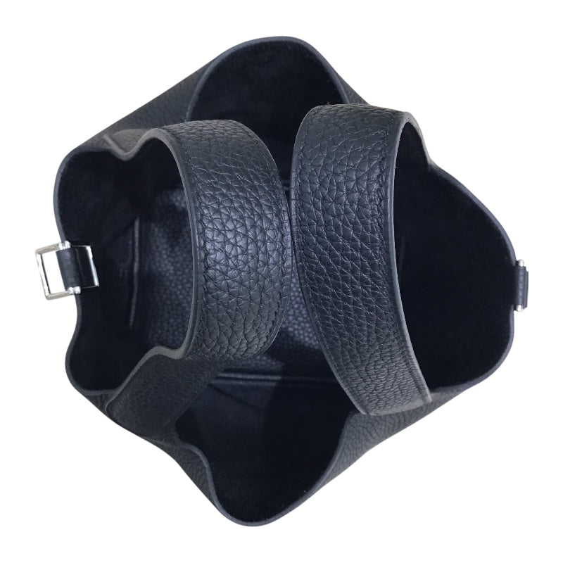 エルメス HERMES ピコタンロックPM C刻印 ブラック トリヨン　SV金具 ハンドバッグ