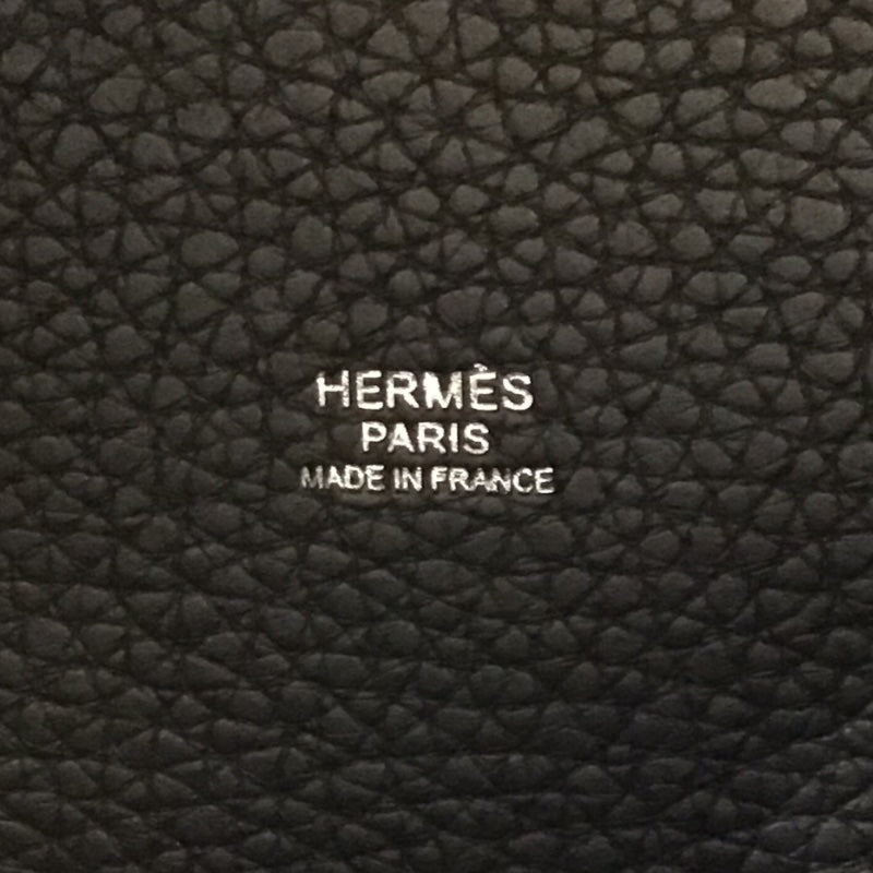 エルメス HERMES ピコタンロックPM C刻印 ブラック トリヨン　SV金具 ハンドバッグ