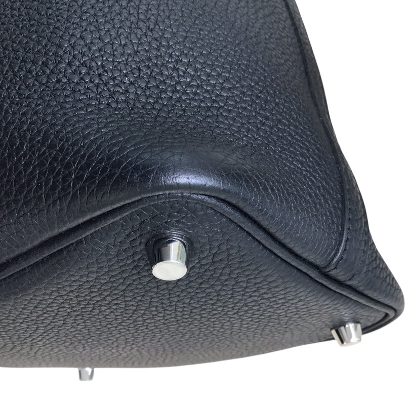 エルメス HERMES ピコタンロックPM C刻印 ブラック トリヨン　SV金具 ハンドバッグ