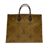 ルイ・ヴィトン LOUIS VUITTON オンザゴーGM M44576 モノグラム ジャイアント・リバース レディース トートバッグ ショルダーバッグ