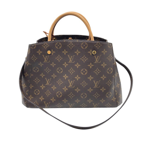 ルイ・ヴィトン LOUIS VUITTON モンテーニュ M41056 モノグラム レディース ショルダーバッグ