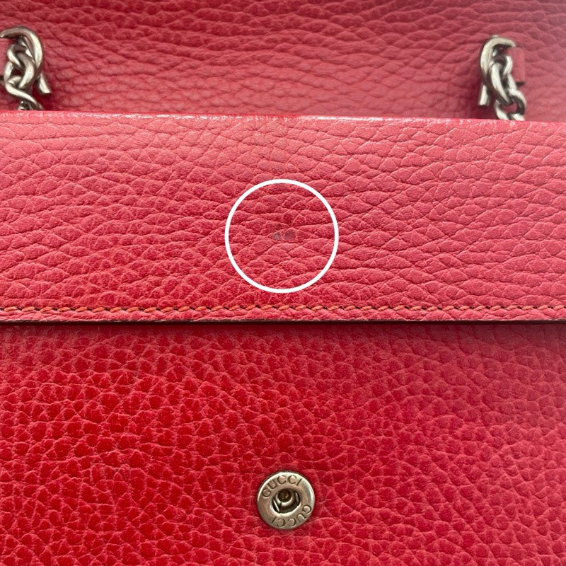 グッチ GUCCI ディオニュソス　ミニバッグ レッド レザー レディース ショルダーバッグ