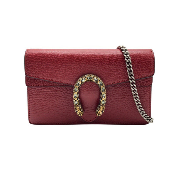 グッチ GUCCI ディオニュソス ミニバッグ 476432 レッド レザー