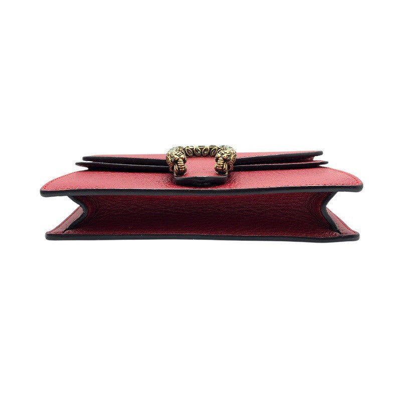 グッチ GUCCI ディオニュソス ミニバッグ 476432 レッド レザー レディース ショルダーバッグ