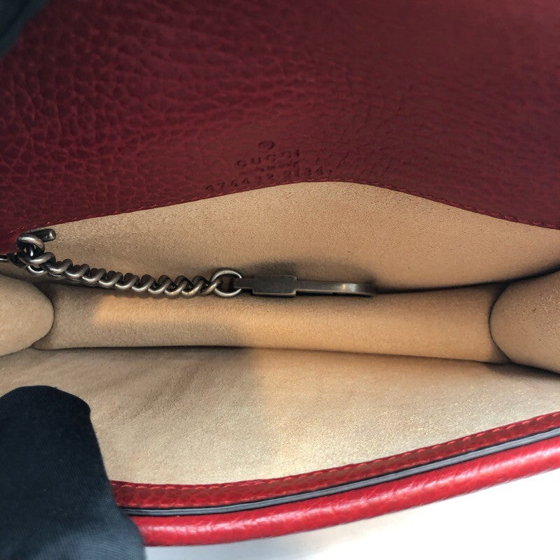 グッチ GUCCI ディオニュソス ミニバッグ 476432 レッド レザー レディース ショルダーバッグ