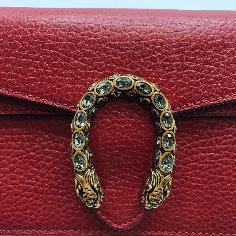 グッチ GUCCI ディオニュソス ミニバッグ 476432 レッド レザー レディース ショルダーバッグ