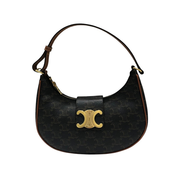 セリーヌ CELINE ミディアムアヴァ 114429 タン トリオンフキャンバス レディース ハンドバッグ