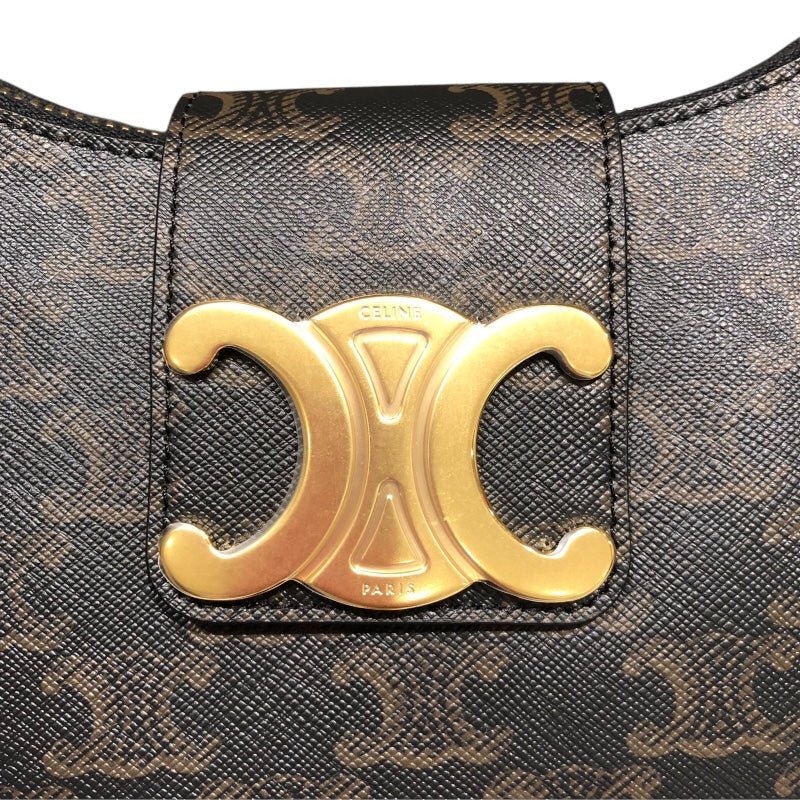 セリーヌ CELINE ミディアムアヴァ 114429 タン トリオンフキャンバス レディース ハンドバッグ