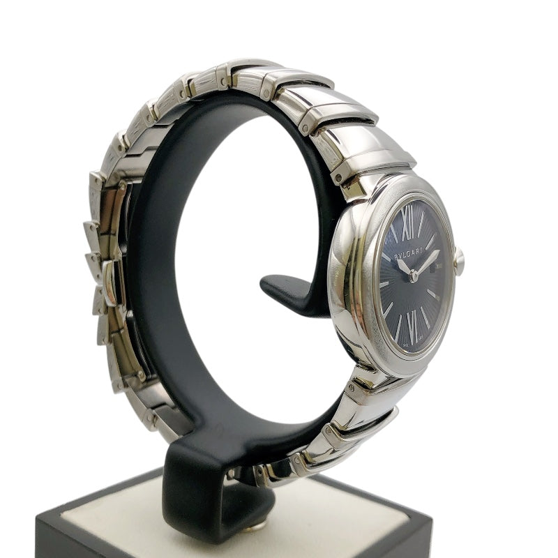 ブルガリ BVLGARI ルチェア LU28S ブラック SS レディース 腕時計
