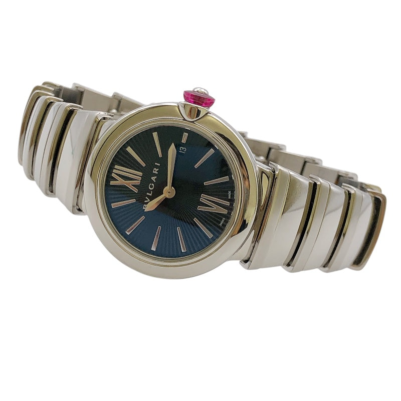 ブルガリ BVLGARI ルチェア LU28S ブラック SS レディース 腕時計