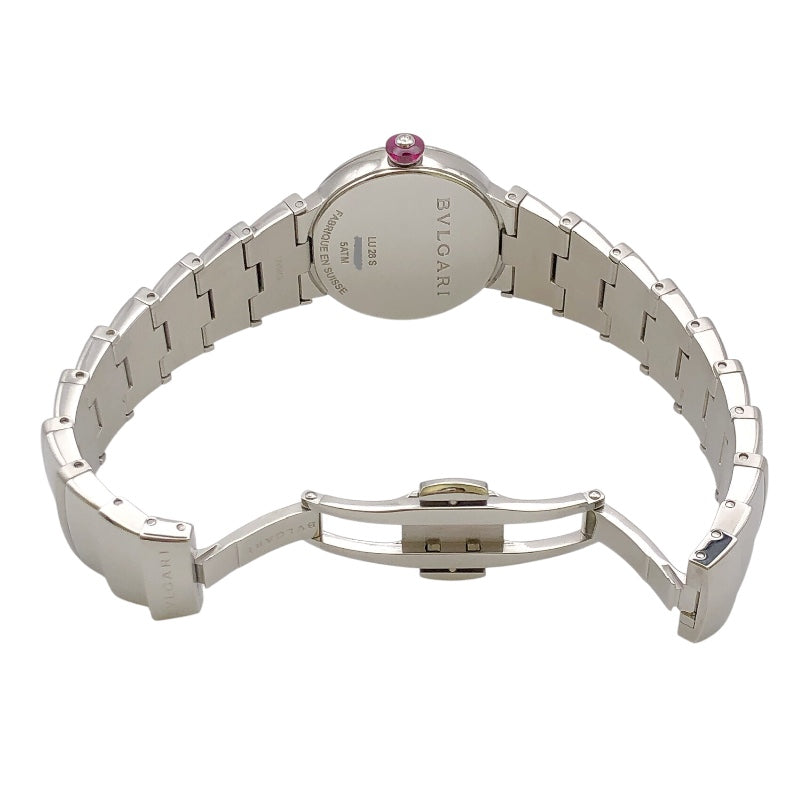 ブルガリ BVLGARI ルチェア LU28S ブラック SS レディース 腕時計