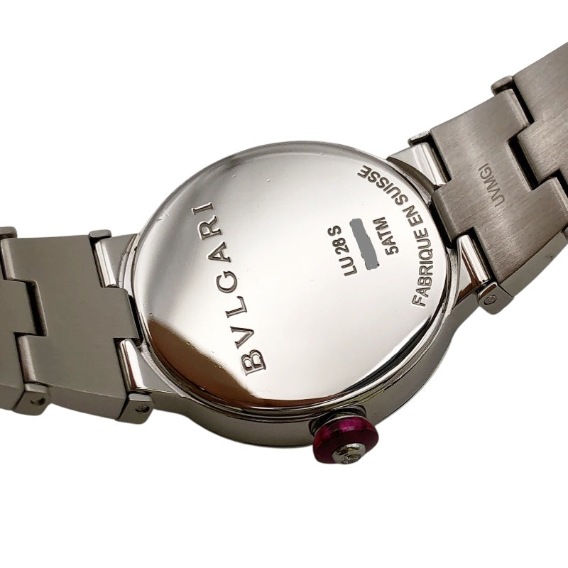 ブルガリ BVLGARI ルチェア LU28S ブラック SS レディース 腕時計