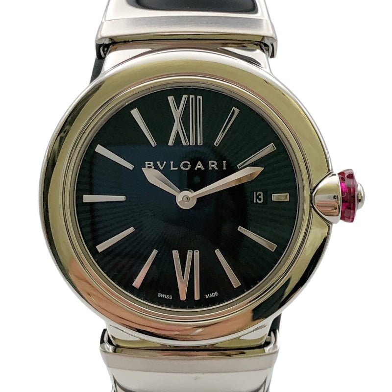 ブルガリ BVLGARI ルチェア LU28S ブラック SS レディース 腕時計