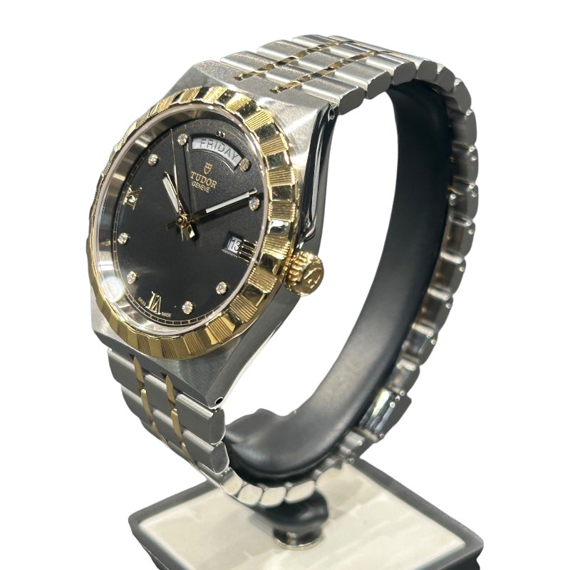 チューダー/チュードル TUDOR ロイヤル 28603 ブラック K18/SS メンズ 腕時計