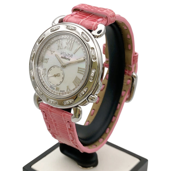 フェンディ FENDI セレリア 8100M ホワイト ステンレススチール SS レディース 腕時計