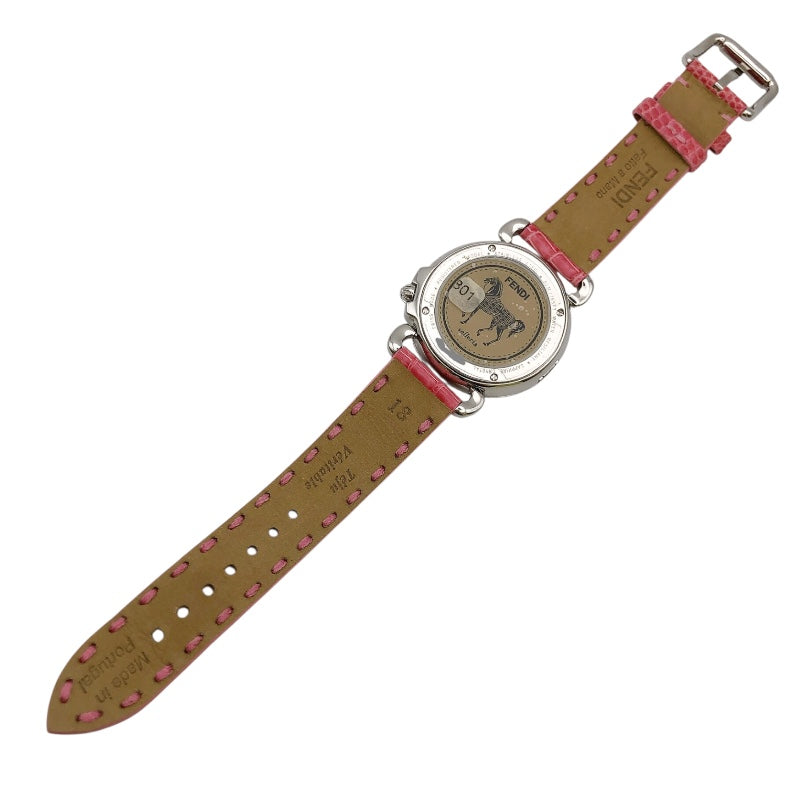 フェンディ FENDI セレリア 8100M ホワイト ステンレススチール SS レディース 腕時計