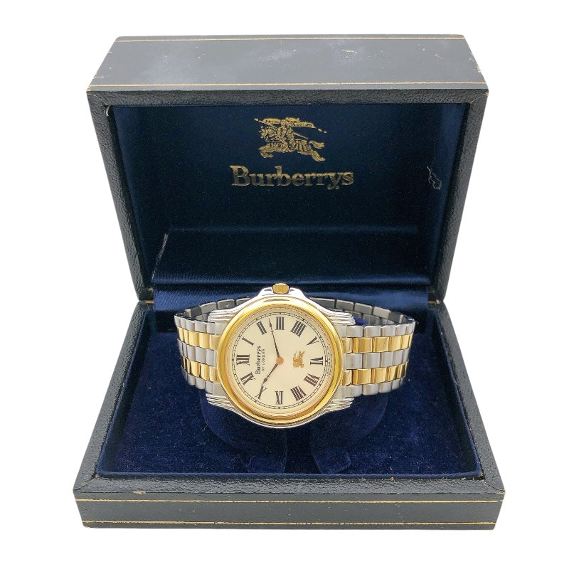バーバリー BURBERRY メンズウォッチ 1025B GP/SS メンズ 腕時計