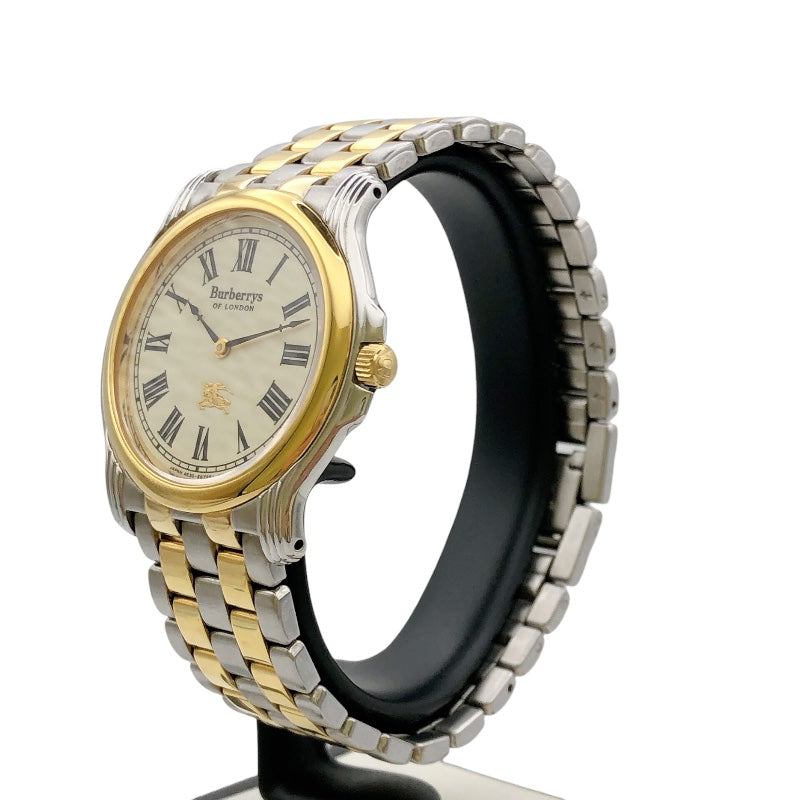バーバリー BURBERRY メンズウォッチ 1025B GP/SS メンズ 腕時計