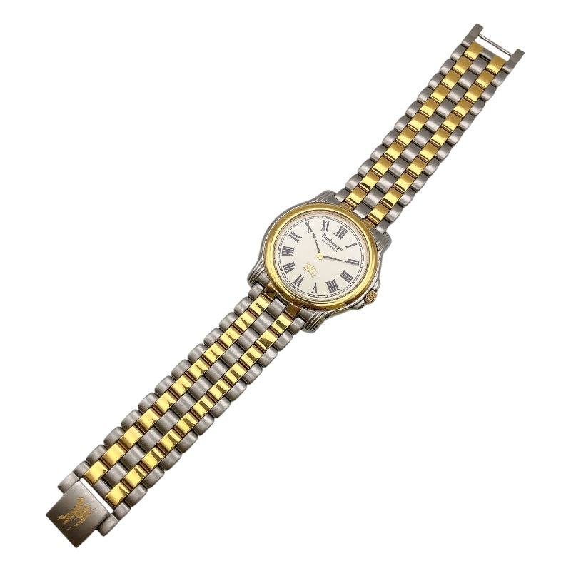 バーバリー BURBERRY メンズウォッチ 1025B GP/SS メンズ 腕時計