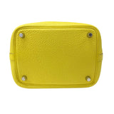 エルメス HERMES ピコタンロックPM Z刻印 ライム シルバー金具 トリヨン レディース ハンドバッグ