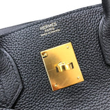 エルメス HERMES バーキン30 Z刻 ブラック ゴールド金具 トゴ レディース ハンドバッグ