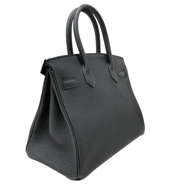 エルメス HERMES バーキン30 Z刻 ブラック ゴールド金具 トゴ レディース ハンドバッグ