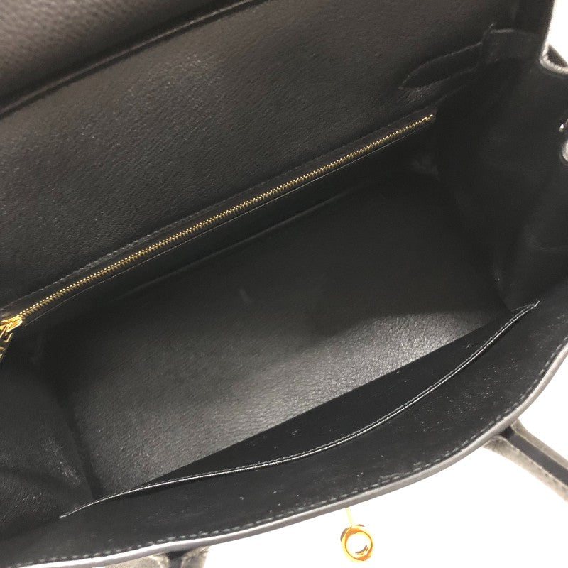 エルメス HERMES バーキン30 Z刻 ブラック ゴールド金具 トゴ レディース ハンドバッグ