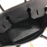 エルメス HERMES バーキン30 Z刻 ブラック ゴールド金具 トゴ レディース ハンドバッグ