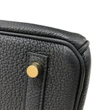 エルメス HERMES バーキン30 Z刻 ブラック ゴールド金具 トゴ レディース ハンドバッグ