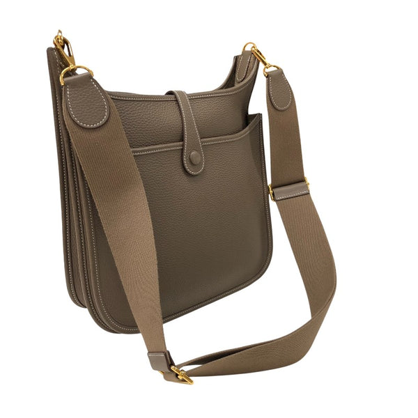 エルメス HERMES エヴリン3PM B刻 エトゥープ ゴールド金具 トリヨンクレマンス レディース ショルダーバッグ