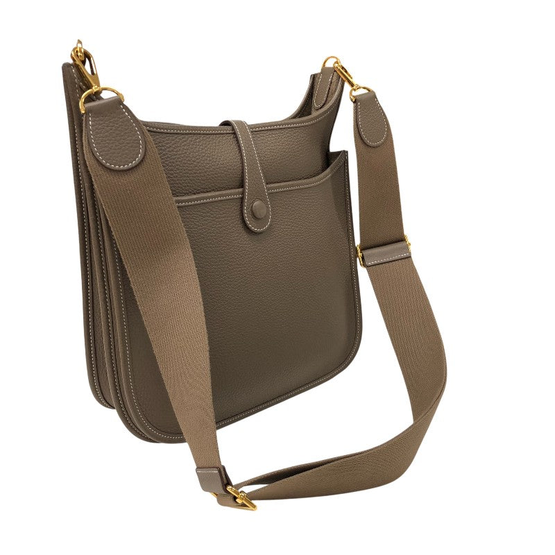 エルメス HERMES エヴリン3PM B刻 エトゥープ ゴールド金具 トリヨンクレマンス レディース ショルダーバッグ