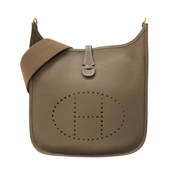 エルメス HERMES エヴリン3PM B刻 エトゥープ ゴールド金具 トリヨンクレマンス レディース ショルダーバッグ