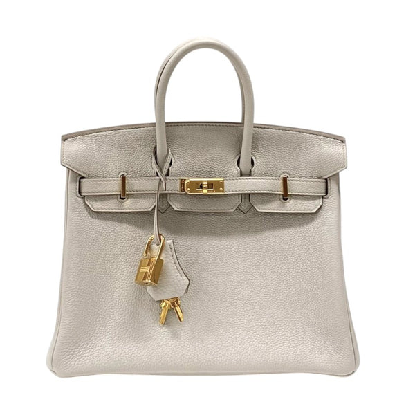 エルメス HERMES バーキン25 B刻 ベトン ゴールド金具 トゴ レディース ハンドバッグ