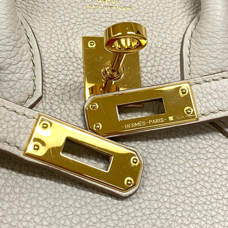 エルメス HERMES バーキン25 B刻 ベトン ゴールド金具 トゴ レディース ハンドバッグ