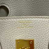 エルメス HERMES バーキン25 B刻 ベトン ゴールド金具 トゴ レディース ハンドバッグ