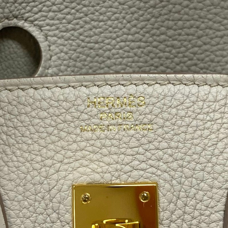 エルメス HERMES バーキン25 B刻 ベトン ゴールド金具 トゴ レディース ハンドバッグ