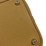 エルメス HERMES ピコタンロックPM B刻 ビスキュイ シルバー金具 トリヨンクレマンス レディース ハンドバッグ