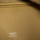 エルメス HERMES ピコタンロックPM B刻 ビスキュイ シルバー金具 トリヨンクレマンス レディース ハンドバッグ