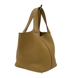 エルメス HERMES ピコタンロックPM B刻 ビスキュイ シルバー金具 トリヨンクレマンス レディース ハンドバッグ