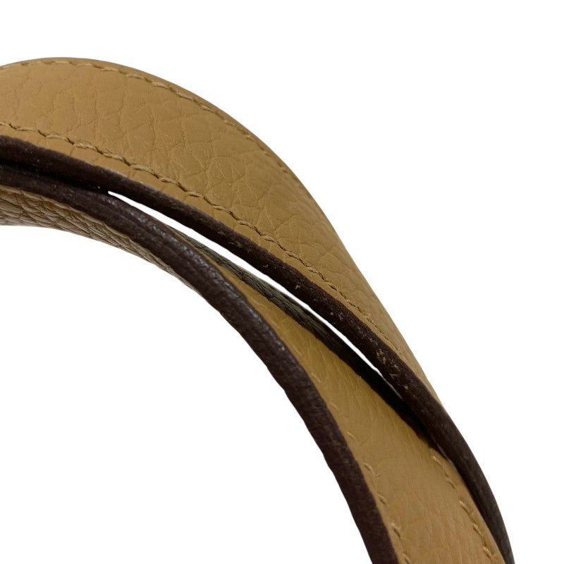 エルメス HERMES ピコタンロックPM B刻 ビスキュイ シルバー金具 トリヨンクレマンス レディース ハンドバッグ