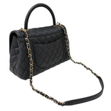 シャネル CHANEL ココハンドル29 A92991 ブラック ゴールド金具 キャビアスキン レディース ハンドバッグ