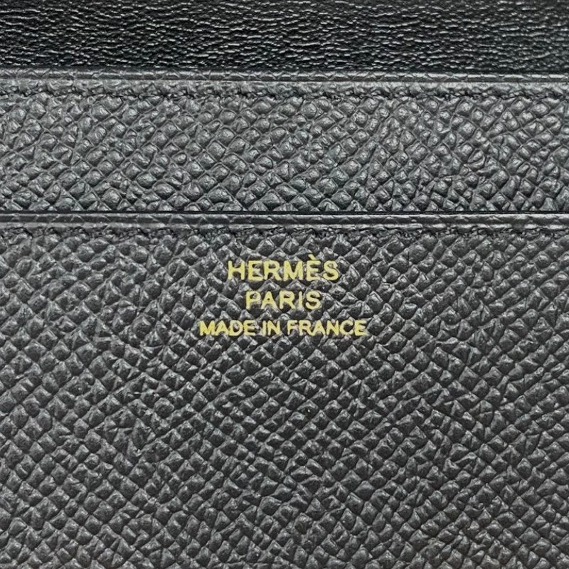 エルメス HERMES コンスタンストゥーゴー W刻 ブラック ピンクゴールド金具 エプソン レディース ショルダーバッグ クラッチバッグ