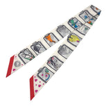 エルメス HERMES ツイリー　HERMES　STORY シルク レディース スカーフ