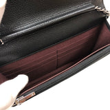 シャネル CHANEL マトラッセ チェーンウォレット AP0250 ブラック シルバー金具 キャビアスキン レディース ショルダーバッグ
